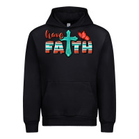 Black Have Faith Urban Hoodie - BundleAndBundleShop