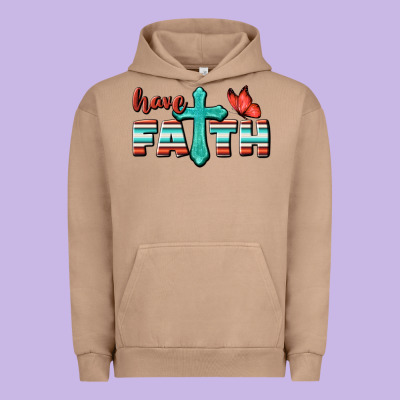 Have Faith Urban Hoodie Designed By Bundleandbundleshop