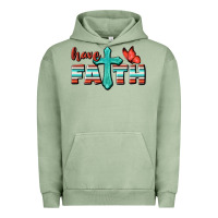 Pigment Oil Green Have Faith Urban Hoodie - BundleAndBundleShop