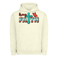 Pigment Pistachio Have Faith Urban Hoodie - BundleAndBundleShop