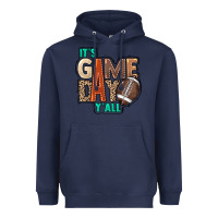 Navy It's game day y'all Heavyweight Hoodie - HowdyJamesFarm