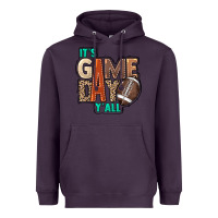 Plum It's game day y'all Heavyweight Hoodie - HowdyJamesFarm