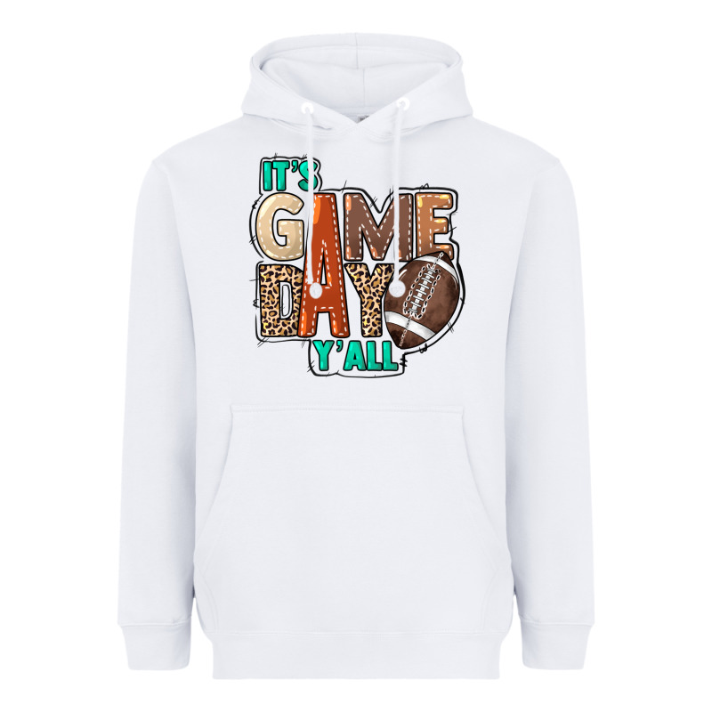 It's Game Day Y'all Heavyweight Hoodie by HowdyJamesFarm | Teevron