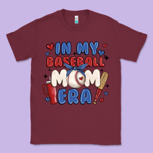 In My Baseball Mom Era Classic Tee Designed By Jahusdesignshop