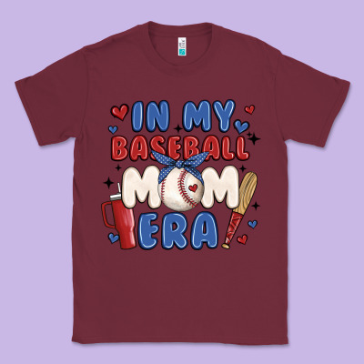 In My Baseball Mom Era Classic Tee Designed By Jahusdesignshop