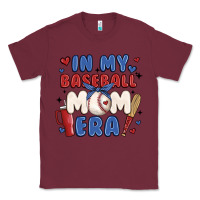 Burgundy in my baseball mom era Classic Tee - JahusDesignShop