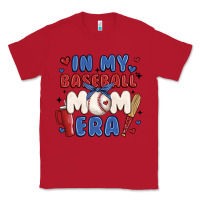 Red in my baseball mom era Classic Tee - JahusDesignShop