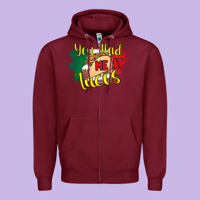Tacos Zipper Hoodie Designed By Bettercallsaul
