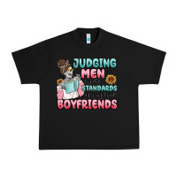 Black judging men by the standards of my book boyfriends Urban Heavy Tee - MaliasSmallBusiness