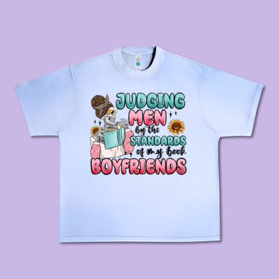 Judging Men By The Standards Of My Book Boyfriends Urban Heavy Tee Designed By Maliassmallbusiness