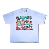 Grape Ice judging men by the standards of my book boyfriends Urban Heavy Tee - MaliasSmallBusiness