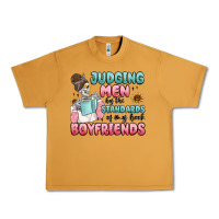 Peanut Butter judging men by the standards of my book boyfriends Urban Heavy Tee - MaliasSmallBusiness