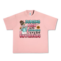 Salmon judging men by the standards of my book boyfriends Urban Heavy Tee - MaliasSmallBusiness