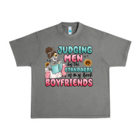 Tornado judging men by the standards of my book boyfriends Urban Heavy Tee - MaliasSmallBusiness