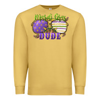 Antique Gold mardi gras dude Premium Sweatshirt - CowGirlArtShop