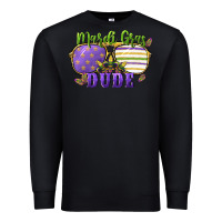 Black mardi gras dude Premium Sweatshirt - CowGirlArtShop