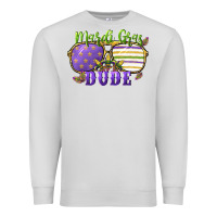 Dove Grey mardi gras dude Premium Sweatshirt - CowGirlArtShop