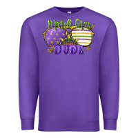 Purple mardi gras dude Premium Sweatshirt - CowGirlArtShop