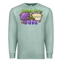 Seafoam mardi gras dude Premium Sweatshirt - CowGirlArtShop