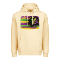 Pina Colada mardi gras flag Premium Hoodie - CowGirlArtShop