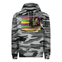 Slate Camo mardi gras flag Premium Hoodie - CowGirlArtShop
