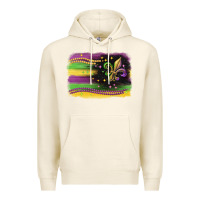 Tofu mardi gras flag Premium Hoodie - CowGirlArtShop