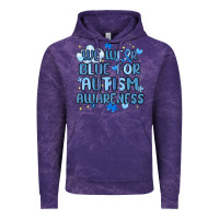 Cloud Purple we wear blue for autism awareness Vintage Hoodie - MaliasSmallBusiness