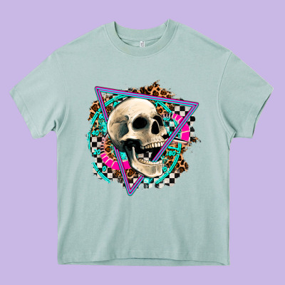 Race Skull Heavy Core Tee Designed By Adodesignshop