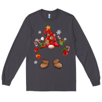Smoke custom christmas gnome Long Sleeve Tee - MaliasSmallBusiness