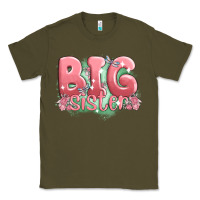Army Green big sister Classic Tee - MaliasSmallBusiness