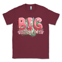 Burgundy big sister Classic Tee - MaliasSmallBusiness