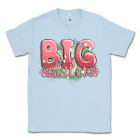 Dusty Blue big sister Classic Tee - MaliasSmallBusiness