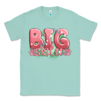 Seafoam big sister Classic Tee - MaliasSmallBusiness