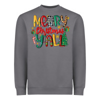 Storm merry christmas y'all Heavyweight Sweatshirt - MaliasSmallBusiness