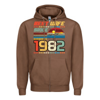 Chestnut Best Wife Since 1982 Zipper Hoodie - Bettercallsaul