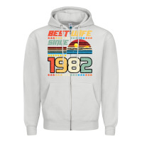 Dove Grey Best Wife Since 1982 Zipper Hoodie - Bettercallsaul