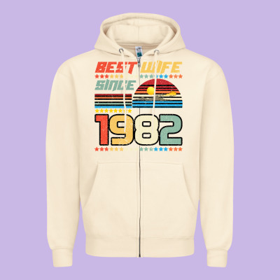 Best Wife Since 1982 Zipper Hoodie Designed By Bettercallsaul