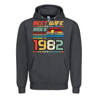 Smoke Best Wife Since 1982 Zipper Hoodie - Bettercallsaul