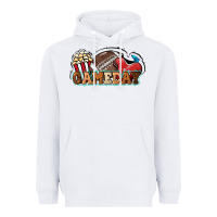 Game Day Football Popcorn Heavyweight Hoodie | Teevron
