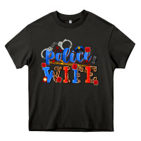 Asphalt police wife Heavy Core Tee - AdoDesignShop