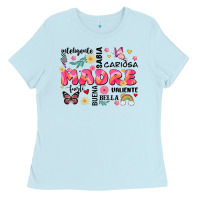 Baby Blue ella es mama Ladies Tee - JahusDesignShop