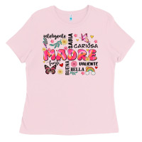 Bubblegum Pink ella es mama Ladies Tee - JahusDesignShop