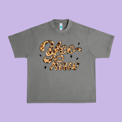 Yeehaw Urban Heavy Tee Designed By Maliassmallbusiness
