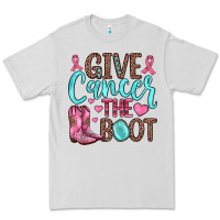 Dove Grey give cancer the boot Premium Tee - JahusDesignShop