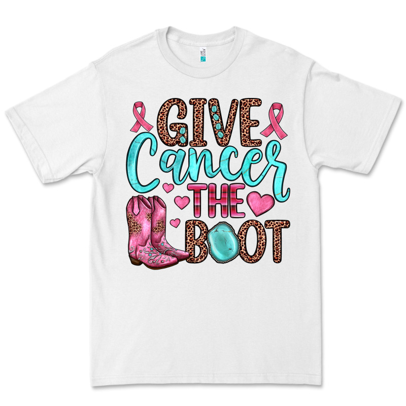 Give Cancer The Boot Premium Tee by JahusDesignShop | Teevron