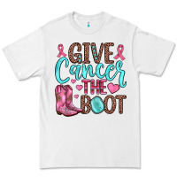 White give cancer the boot Premium Tee - JahusDesignShop