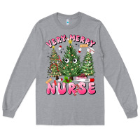 Very Merry Nurse Long Sleeve Tee | Teevron
