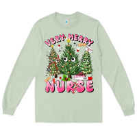 Matcha very merry nurse Long Sleeve Tee - MaliasSmallBusiness
