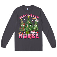 Smoke very merry nurse Long Sleeve Tee - MaliasSmallBusiness