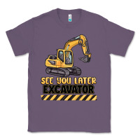 Lavender see you later excavator Classic Tee - MaliasSmallBusiness